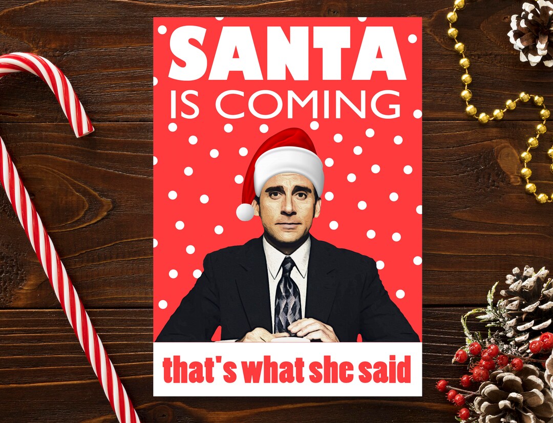 Michael Scott Christmas Card 