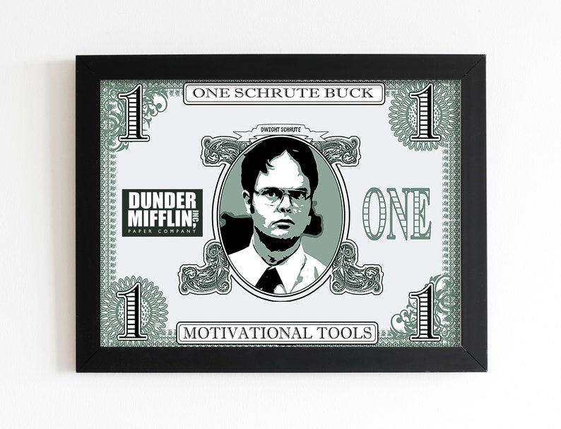 Schrute Bucks A Motivational Tool The Office Us Dunder Mifflin Michael Scott Digital Download image 2