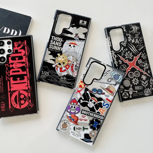 Bandai Anime One Piece Phone Case For Samsung Galaxy S23 Ultra, S22 Ultra, S21