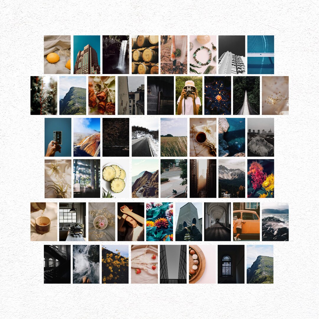 VSCO Wall Collage VSCO Wall Art Etsy