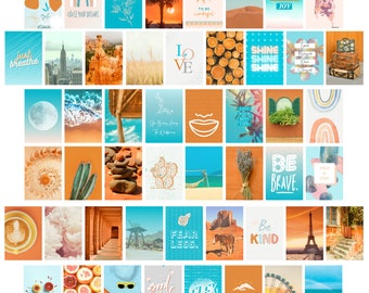 Boho Collage Kit (50 pc) | Wall Collage Kit | Digital Download