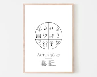 Raising My Tribe | Christian Poster of the Church Circle
