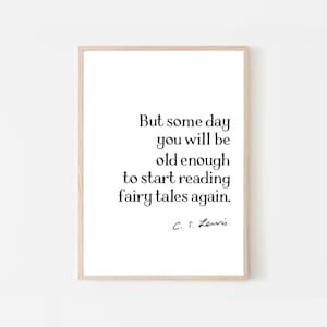 CS Lewis Quote | CS Lewis Print | Office Desk Art, or Mindfulness Gift