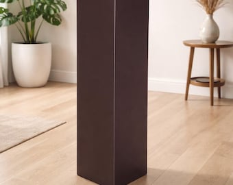 Soporte de exhibición para granos de café oscuro - Acabado mate - Decoración para eventos - Base sólida diseñada para durar - Color chocolate oscuro