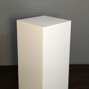 36&quot; x 14&quot; x 14&quot; White Display Pedestal Stand Riser Column Pillar