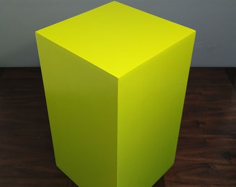 Green Display Pedestal Stand Riser Column Pillar