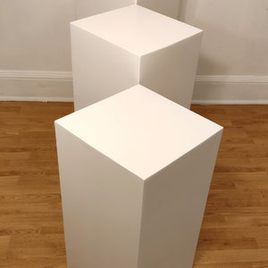 42 x 12 x 12 White Display Pedestal Stand Riser Column Pillar image 8