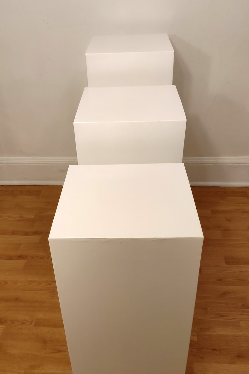 42 x 12 x 12 White Display Pedestal Stand Riser Column Pillar image 9