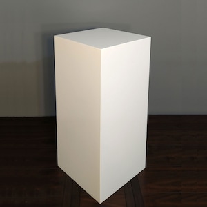 36" x 12" x 12" White Display Pedestal Stand Riser Column Pillar