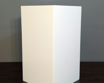  Pedestal, Art display pedestal, office display, wedding  pedestal, or retail stand, for photography or theatre, 12x12in footprint, SOLD SEPARATELY