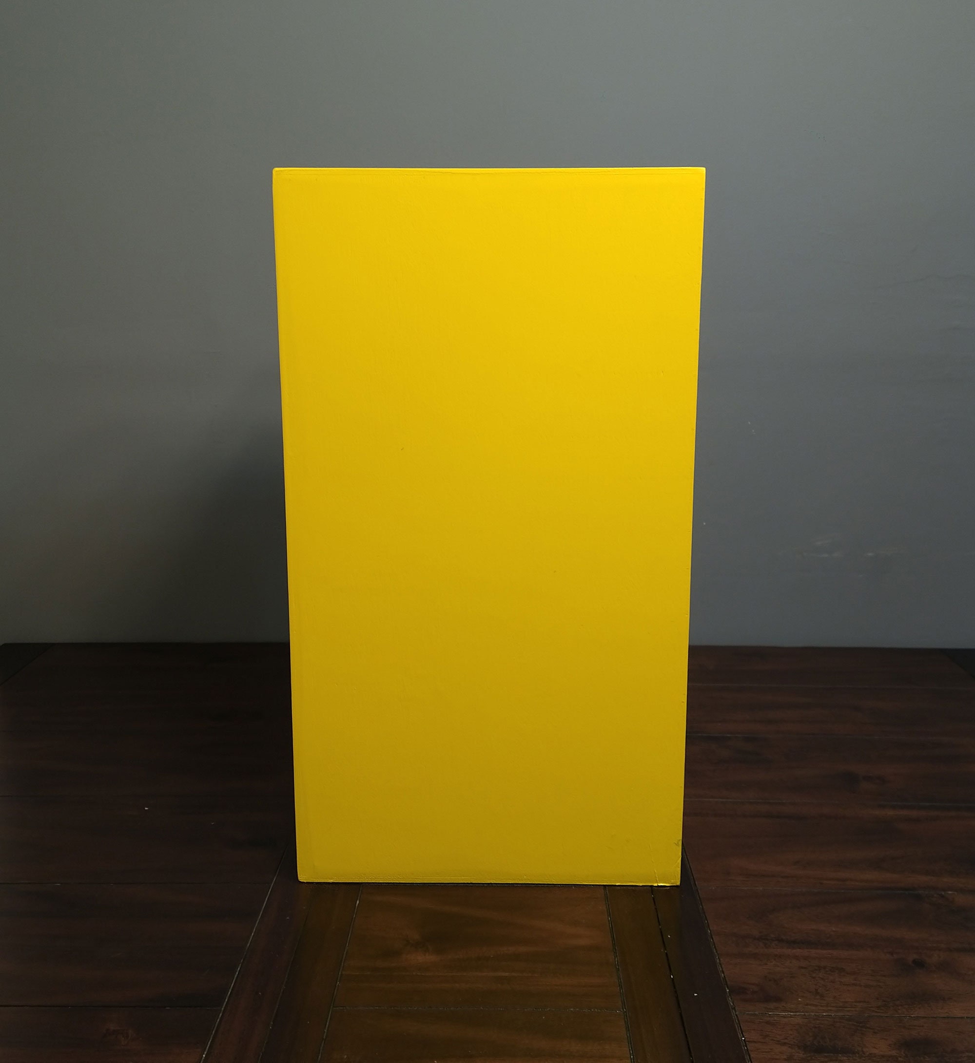 Yellow Display Pedestal Stand Riser Column Pillar - Canary Yellow Matte ...