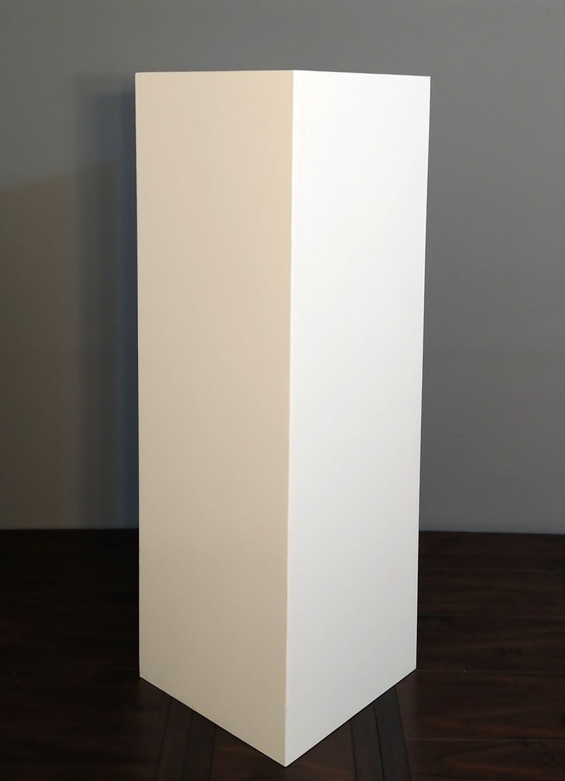 42 x 12 x 12 White Display Pedestal Stand Riser Column Pillar image 2