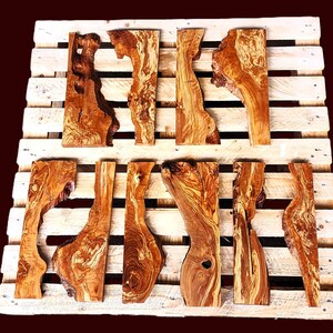 16" // 40cm Turkish Olive Wood River Set