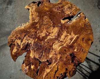 Round Turkish Olive Root Slice, One Piece, kiln-dried Wood For Epoxy Resin Side, Dinner, Coffee Table Wall Clock Home Improvment Decoration