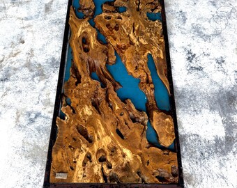 80"x40"  // 200 x 100 cm  Olive Root Slice Live Edge (Code 784)