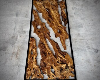 120"X48" Live Edge Olive Wood Slab or Ready Epoxy Resin Table Wall Art Work(Code:78)