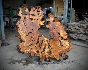 Live Edge Olive Root Wood Slice | Slab for Resin Art | 54”x44”