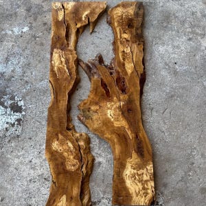 Live Edge Olive Wood Slab Set for Epoxy River Table Kiln Dried Blank image 16