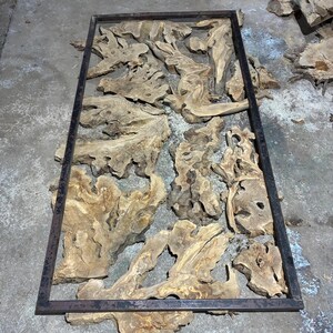 Kiln Dried Olive Root Burl Wood Slab: Epoxy Resin Table Project image 15