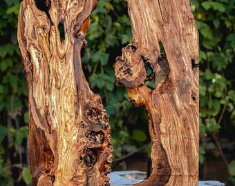 Turkish Ancient Olive Wood Ready Sanded River Set For Epoxy Resin Board Dried Flattened Smooth Stump and Root Burls