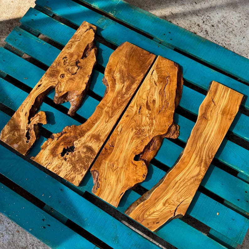 24324048 6080100120cm Turkish 300 Yrs Olive Wood Burl Live Edge Wood