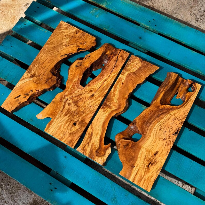 24324048 6080100120cm Turkish 300 Yrs Olive Wood Burl Live Edge Wood