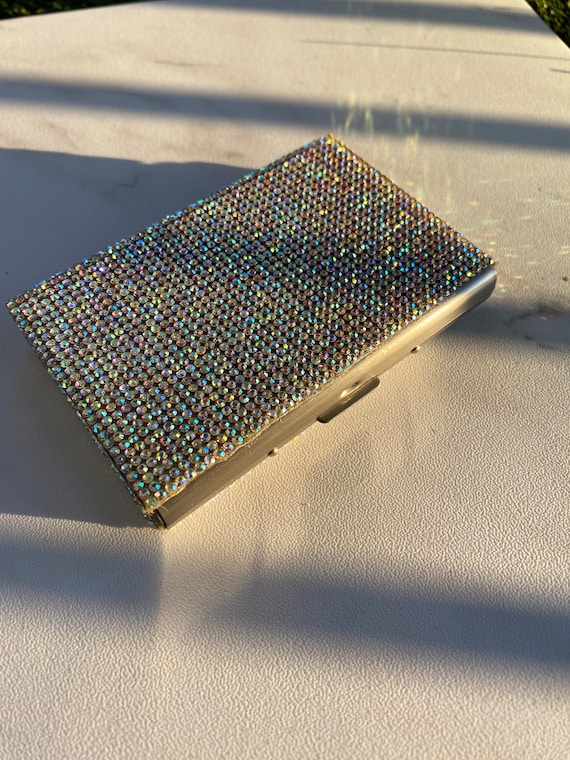 Rhinestone wallets hotsell