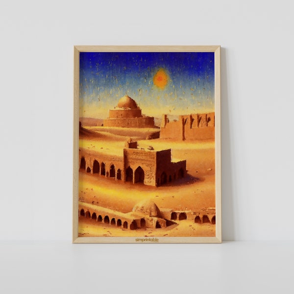 Middle East Oil Painting Etsy