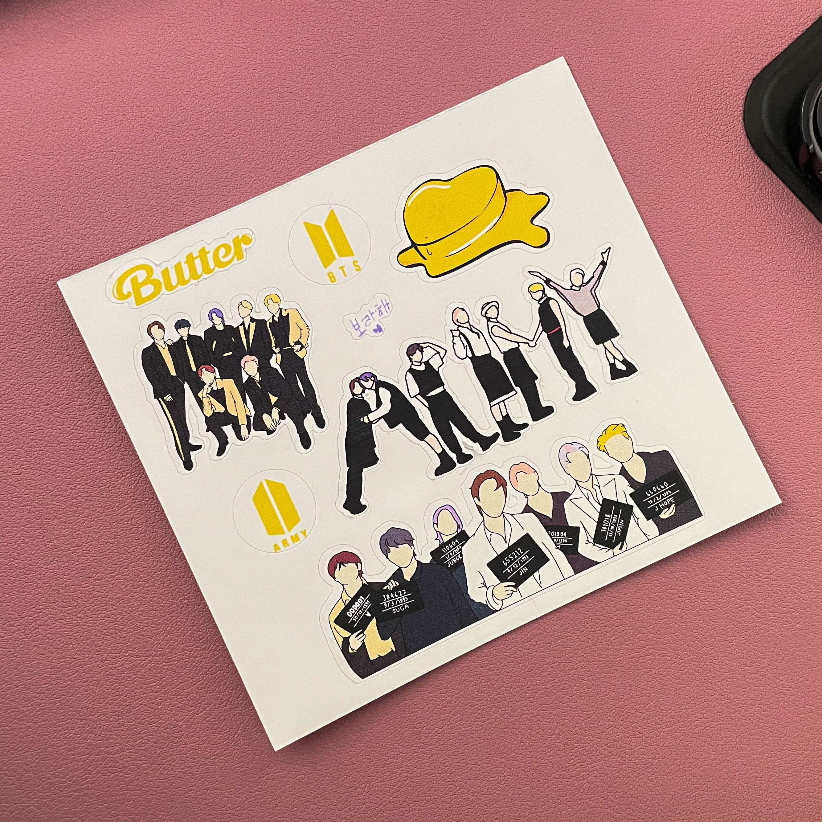 BTS Stickers Etsy