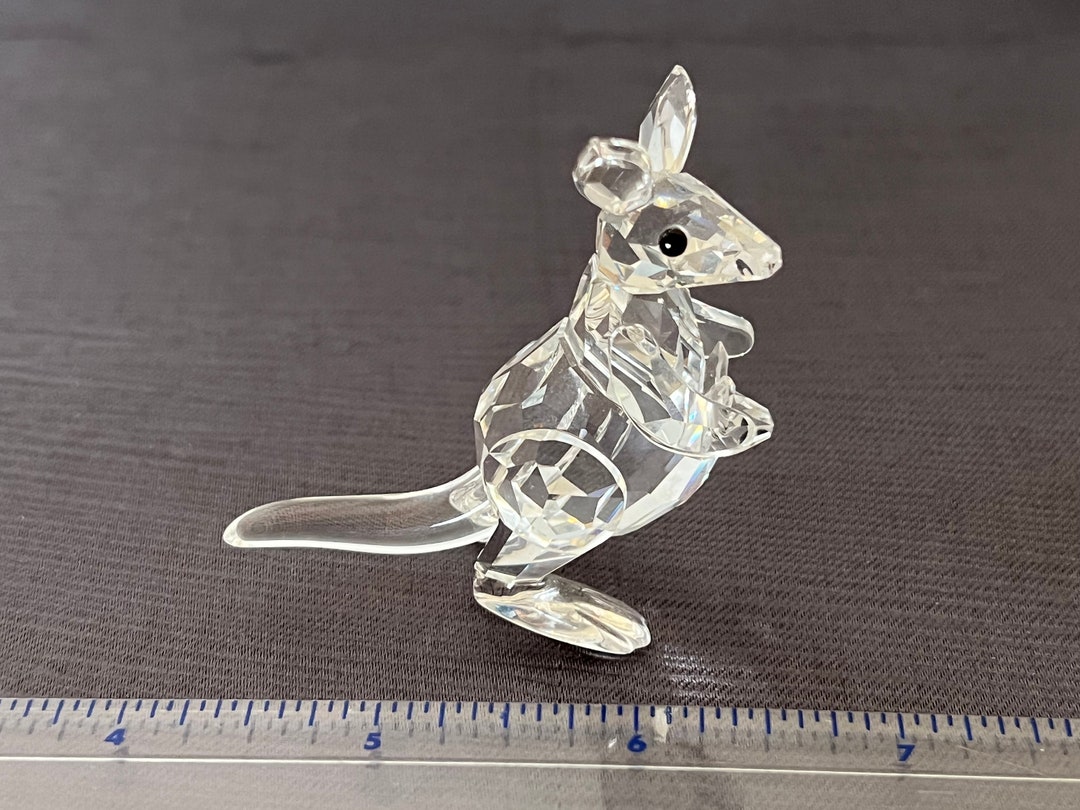 Swarovski Crystal Kangaroo & Joey Etsy