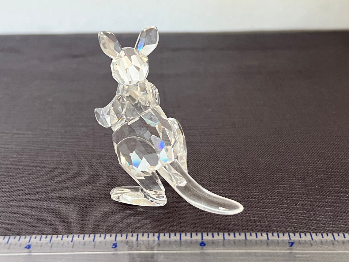 Swarovski Crystal Kangaroo & Joey Etsy