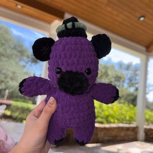 Witch Cow Crochet Plush Amigurumi
