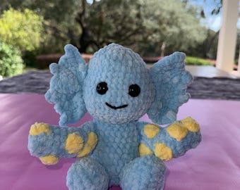 Crochet Sea Monster Plushie | Amigurumi Ocean Toy