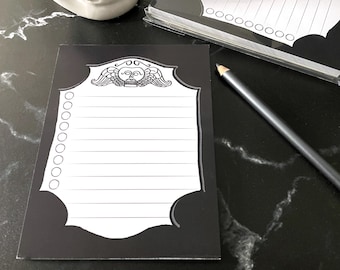 Memento Mori Notepad: Spooky Gravestone To-Do List (50 Page)