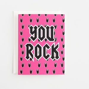 vous basculez carte de vœux | carte de voeux rose des années 80 | à bascule carte de vœux | Carte inspirée des années 80 | Carte de la Saint-Valentin | carte d'anniversaire | Carte Juste parce que