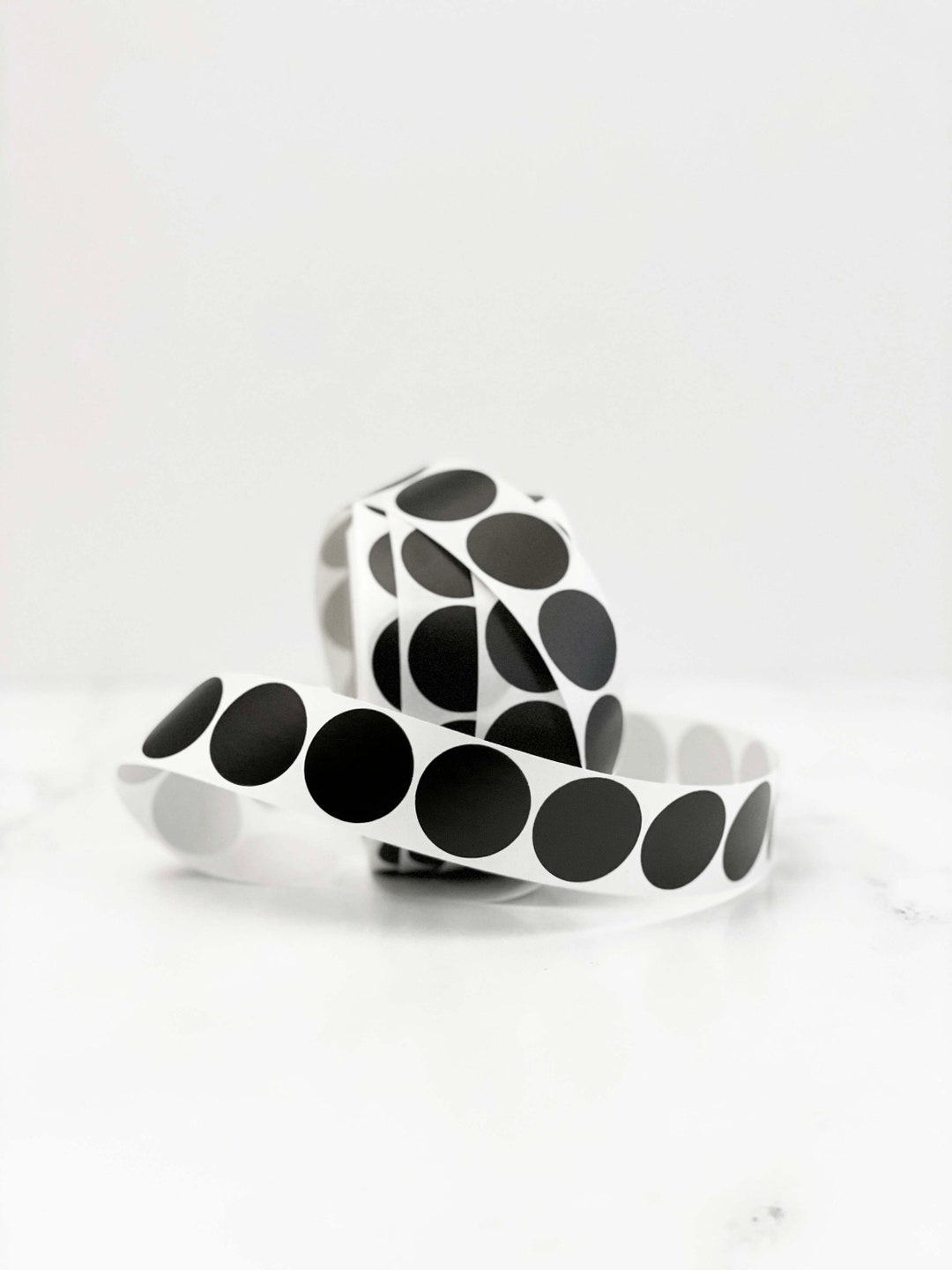 Matte Black 1 Inch Stickers: Halloween, Package, Envelope Seals - Etsy