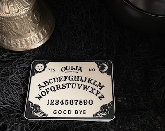 Ouija Board Vinyl Sticker 3 x 2 inch, Spirit Board Sticker, Goth, Spooky Season Decal, Halloween Party favor