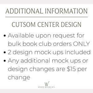 Book Club Ornament - Wreath Book Ornament - Custom Mini Book Covers image 8
