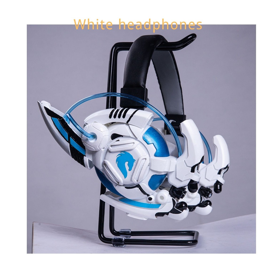 Cyberpunk headset Halloween headset Mechanical style Cosplay Etsy
