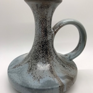 Schöner Vintage Blue Mountain Keramik Kerzenhalter aus hellblauer Glasur (BMP) Made in Canada