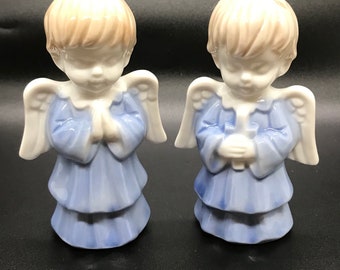 Birks Vintage Porcelain Pair of Angel Boys- Made in Japan