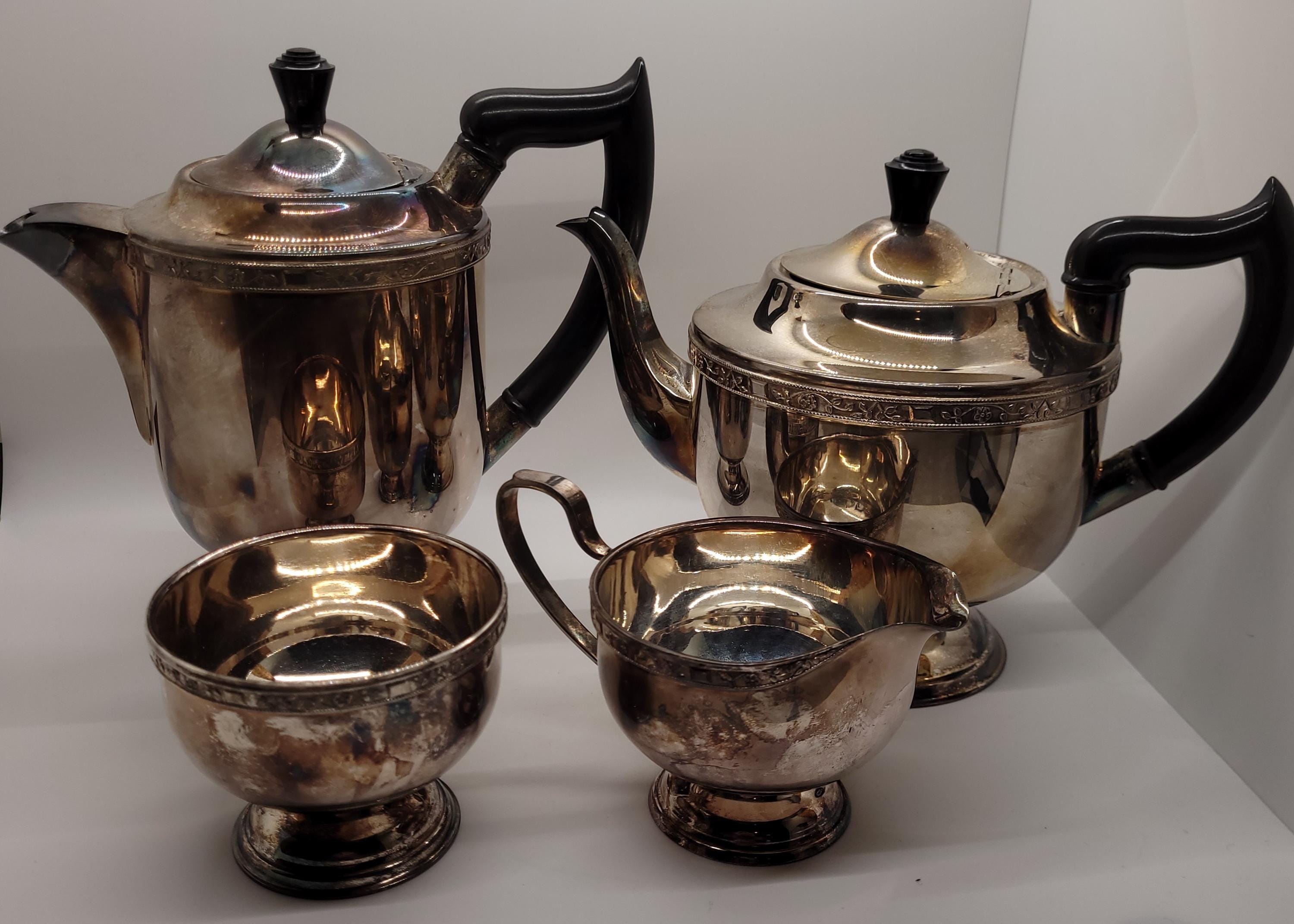 Silver plated tea and coffee set - Etsy 日本