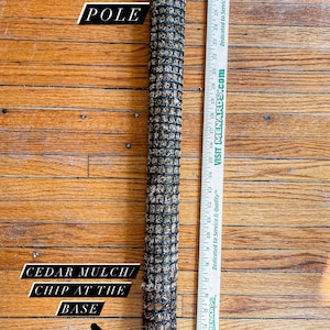 30” Base Pole (Compatible with Stackable Moss Poles)
