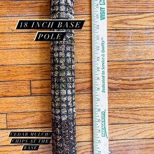 18” Base Pole (Compatible with Stackable Moss Poles)