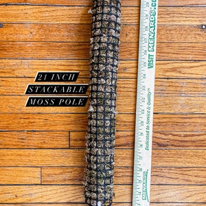 22” Stackable Moss Poles (compatible with Base Pole)