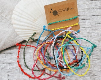 Elastic Hair Band Bracelets Stackable Boho Jewelry Accessory Set Medium Wrapables Boho Hair Tie Bracelets for Women, No Damage  main image 4