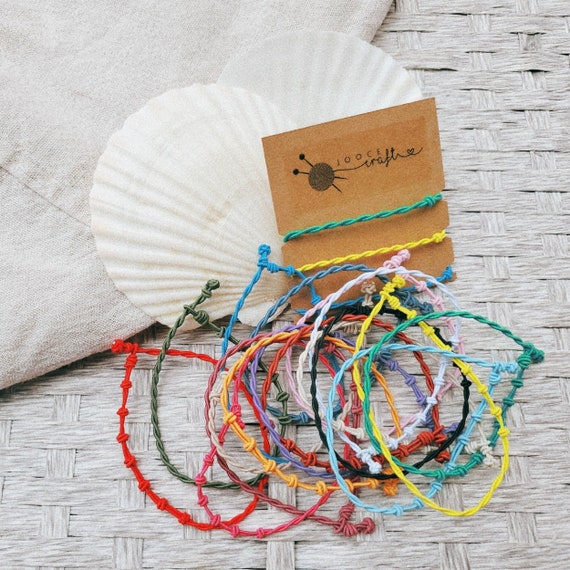 Multi-purpose Elastic Bracelet/hair Tie/anklet | Set of 3  display picture 3