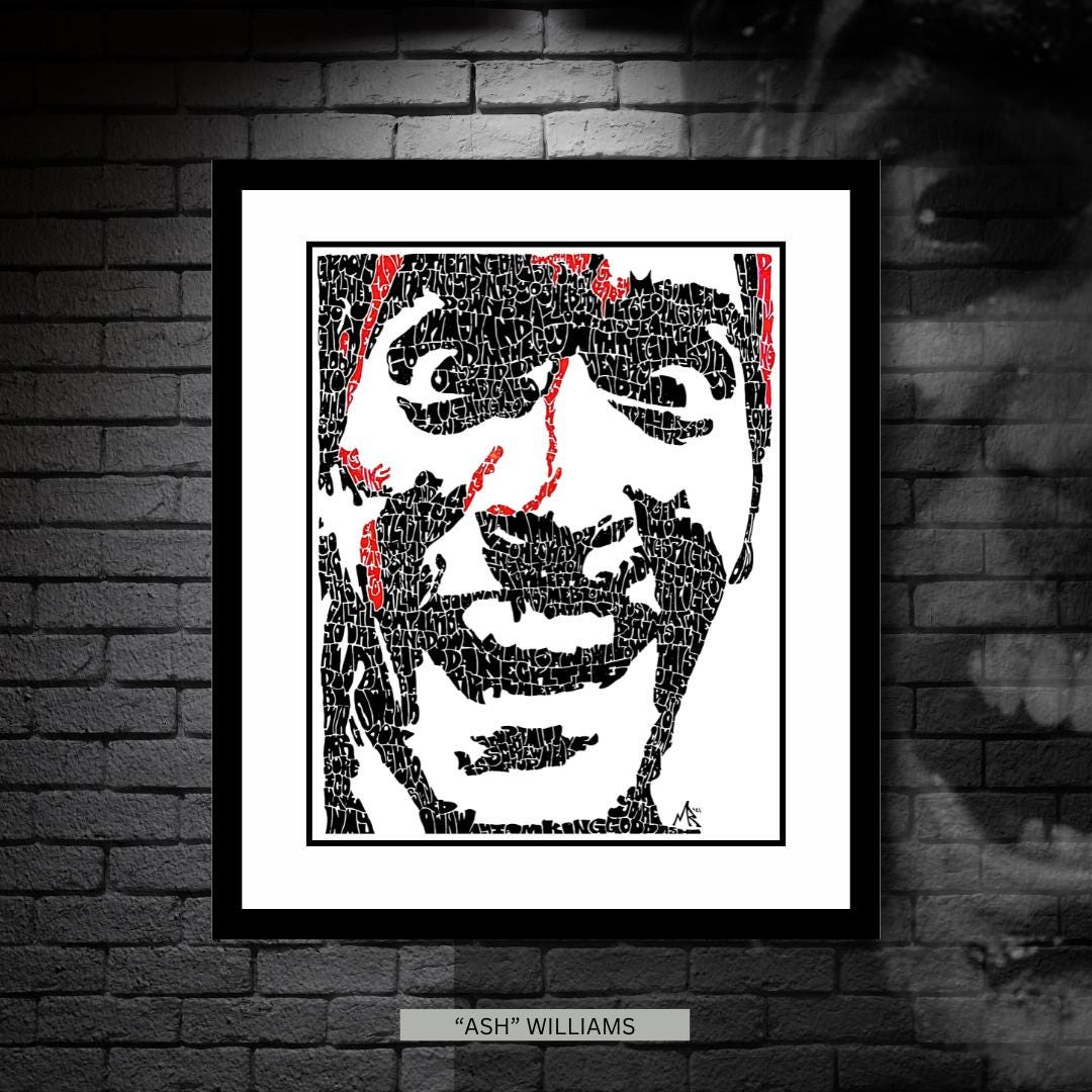 Ash williams fanart - Etsy België, image size:1080x1080