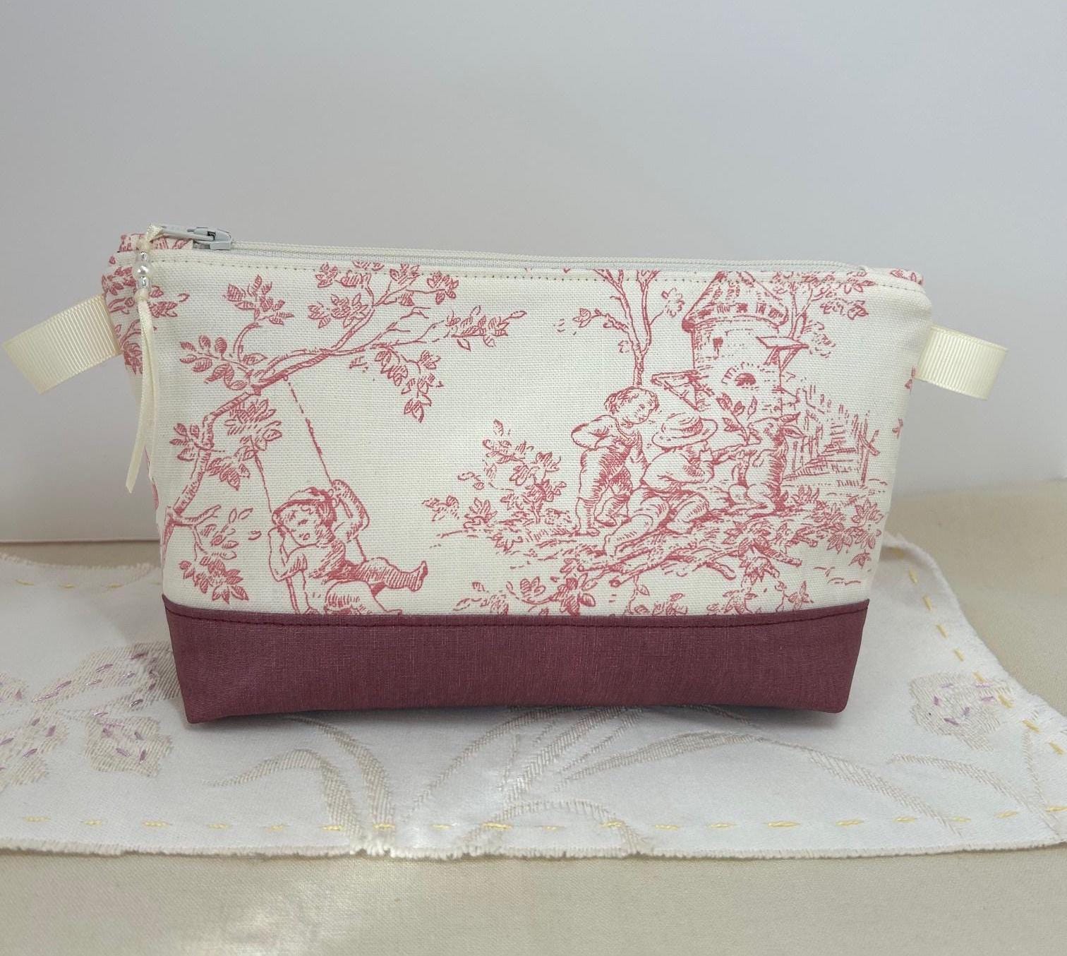 3 Pièces Sac Cosmétique En Toile, Multi Fonctionnelle Sac À Maquillage