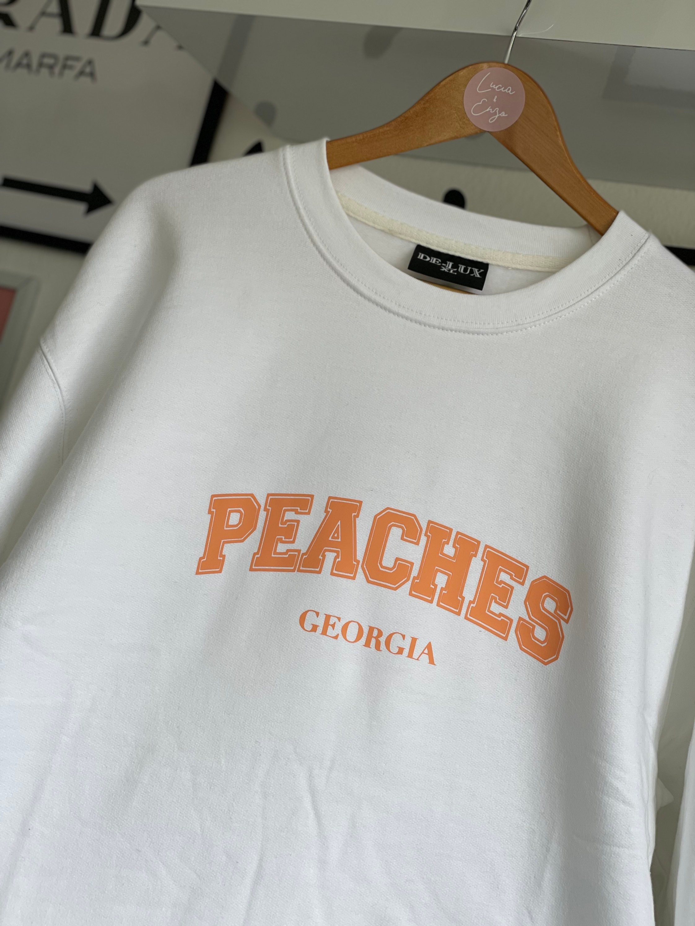 Peaches Sweatshirt Peach Justin Bieber Jumper Etsy